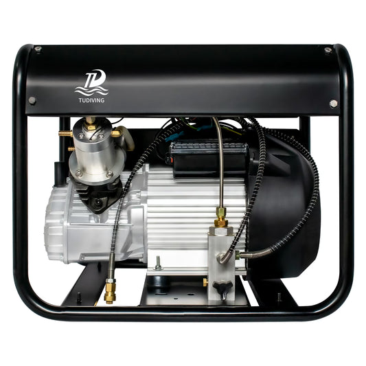 TUDIVING 4500Psi PCP Air Compressor Double Cylinder Auto-Stop High Pressure Air Pump 40L/min 110V