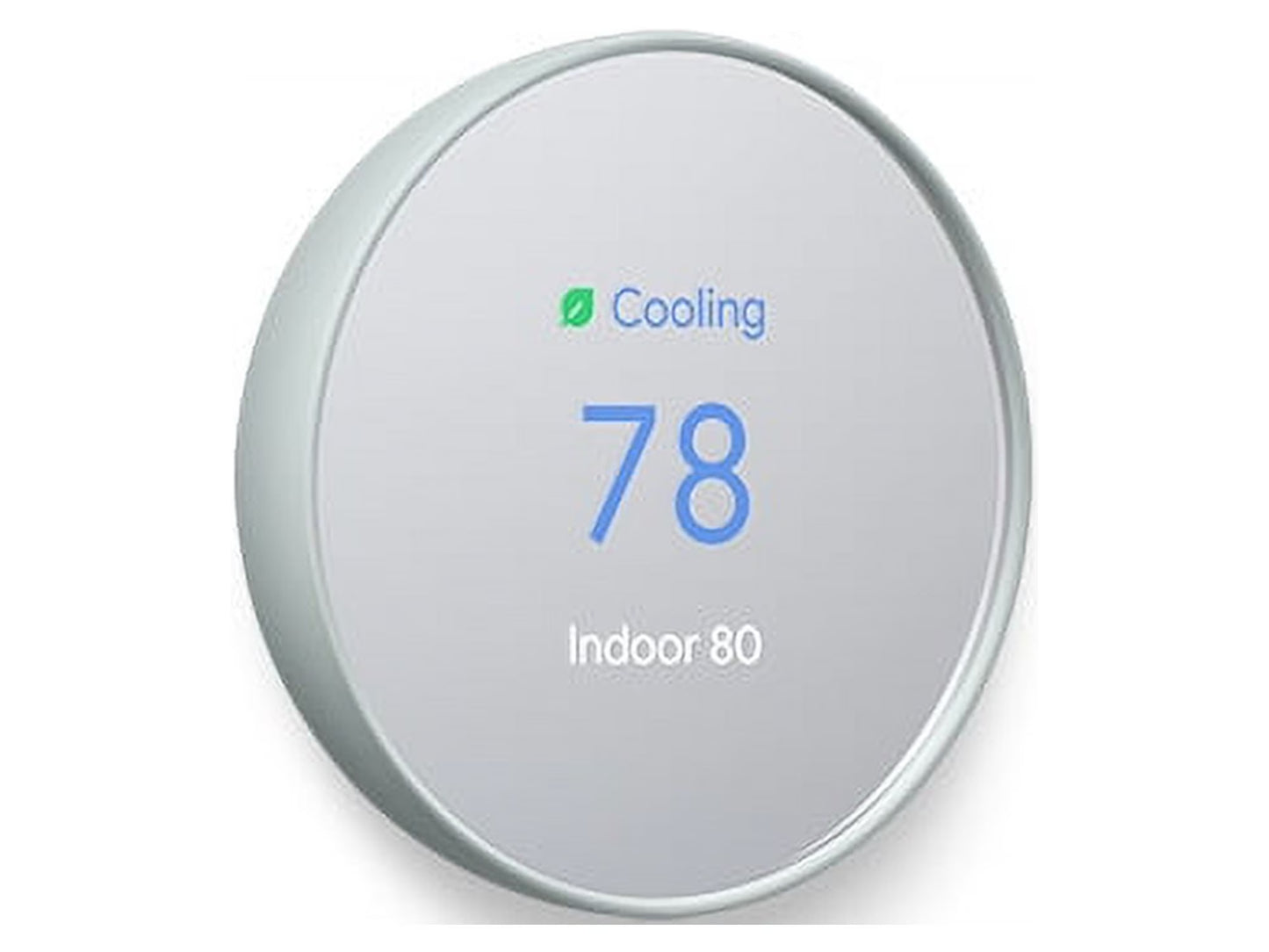 Google Nest Thermostat - Smart Programmable Wi-Fi GA01334-US - Snow