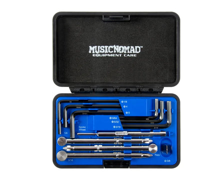 MusicNomad KEEP IT SIMPLE, SETUP (KISS)? Starter Kit Bundle - 6 pc. Gauge Set, 26 pc. Guitar Tech Tool Set, 11 pc. Truss Rod Wrench Set (MN609)