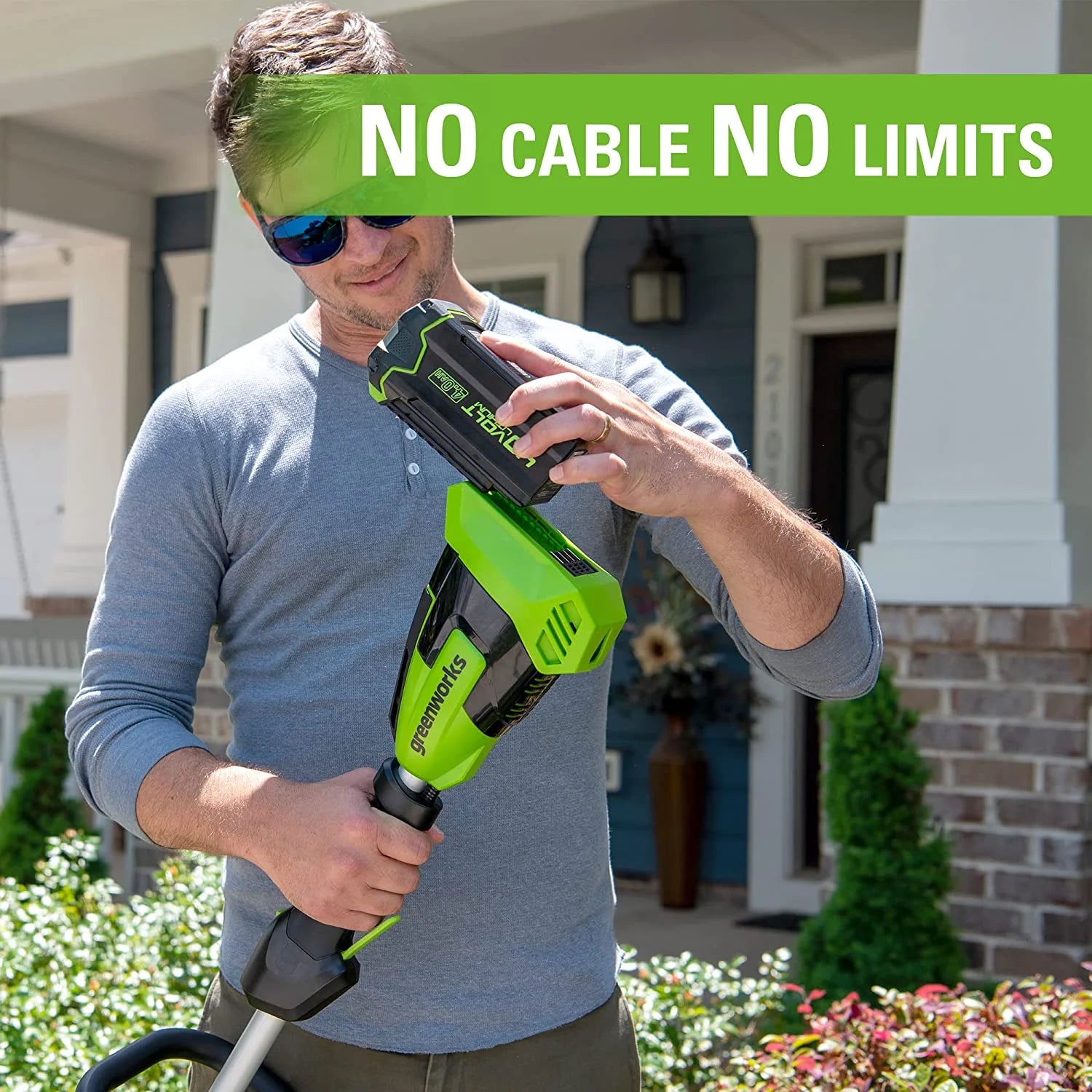 Greenworks G-MAX 40V 4.0 Ah Lithium-Ion Battery, High Performance, Fade-free Power
