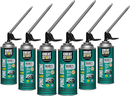 Great Stuff Insulation/Expanding Foam Pond & Stone Gap Filler - 6 Pack