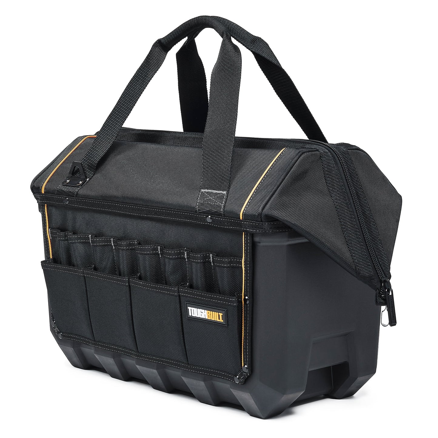 ToughBuilt Waterproof Tool Bag Pouch Organizer, XL Massive Mouth, Black