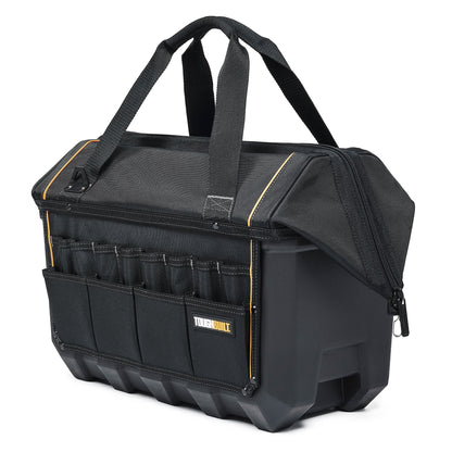 ToughBuilt Waterproof Tool Bag Pouch Organizer, XL Massive Mouth, Black