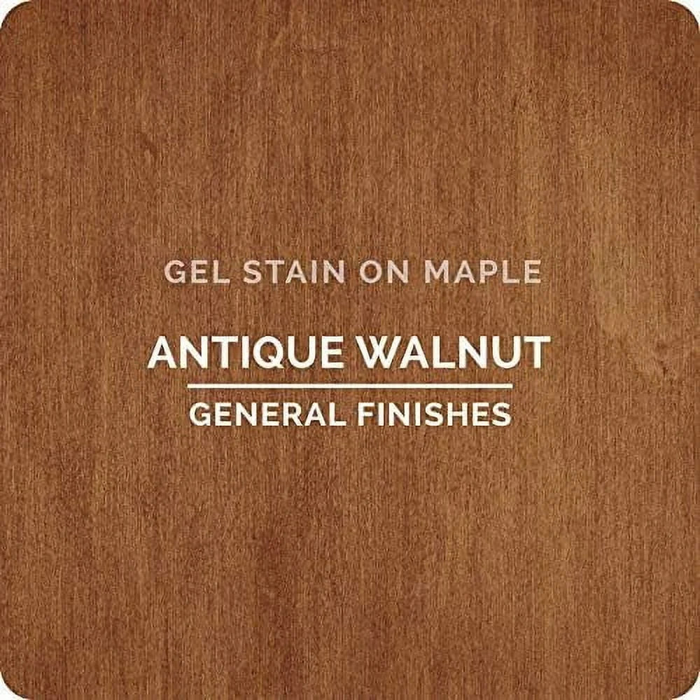 General Finishes Gel Stain, Oil Based, Antique Walnut, Gallon