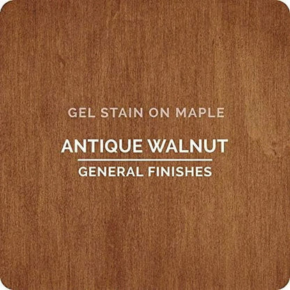 General Finishes Gel Stain, Oil Based, Antique Walnut, Gallon