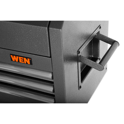 WEN 52-Inch Premium Tool Chest with Heavy Duty 21-Gauge Powder-Coated Steel Construction and Onboard Charging Station (GG531T)