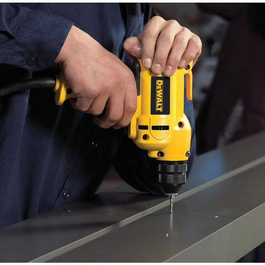 DeWalt DWD115K 3/8" VSR Mid-Handle Drill Kit with Keyless Chuck