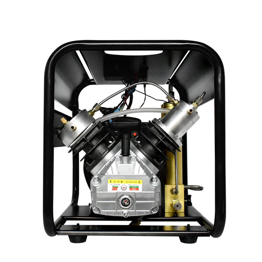 TUXING 4500Psi Pcp Air Compressor,Built-in Two Stage Filtration Water-Oil Separator Filter,Auto-stop Version,for Paintball/Scuba Tank Charging 110V(TXEDM042)