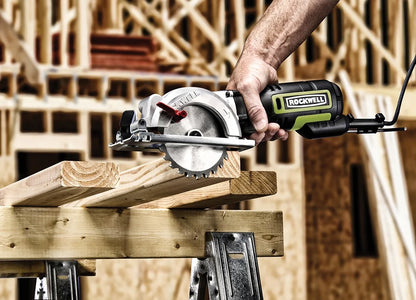 Rockwell RK3441K 4-1/2" 5 Amp Compact Corded Circular Saw Tool Kit, 3500 RPM