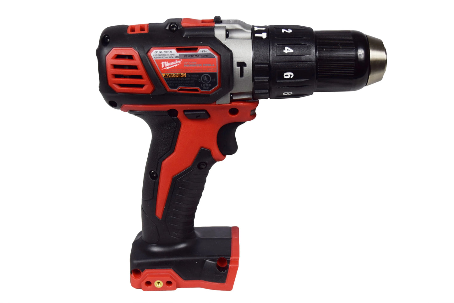 Milwaukee 2607-20 18V Compact 1/2" Cordless Hammer Drill/Driver