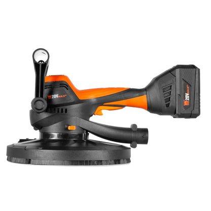 WEN 20V Max Brushless Handheld Drywall Sander with 4.0Ah Battery and Charger