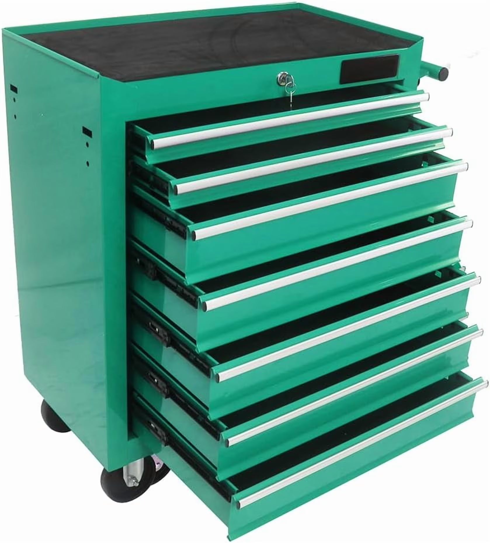 BEIMIMU Tool Chest,7-Drawer Rolling Tool Storage Cabinet, Portable Multifunctional Tool Storage Chest with Locking Mechanism for Garage Workshop Warehouse Repair Shop Metal Tool Cart