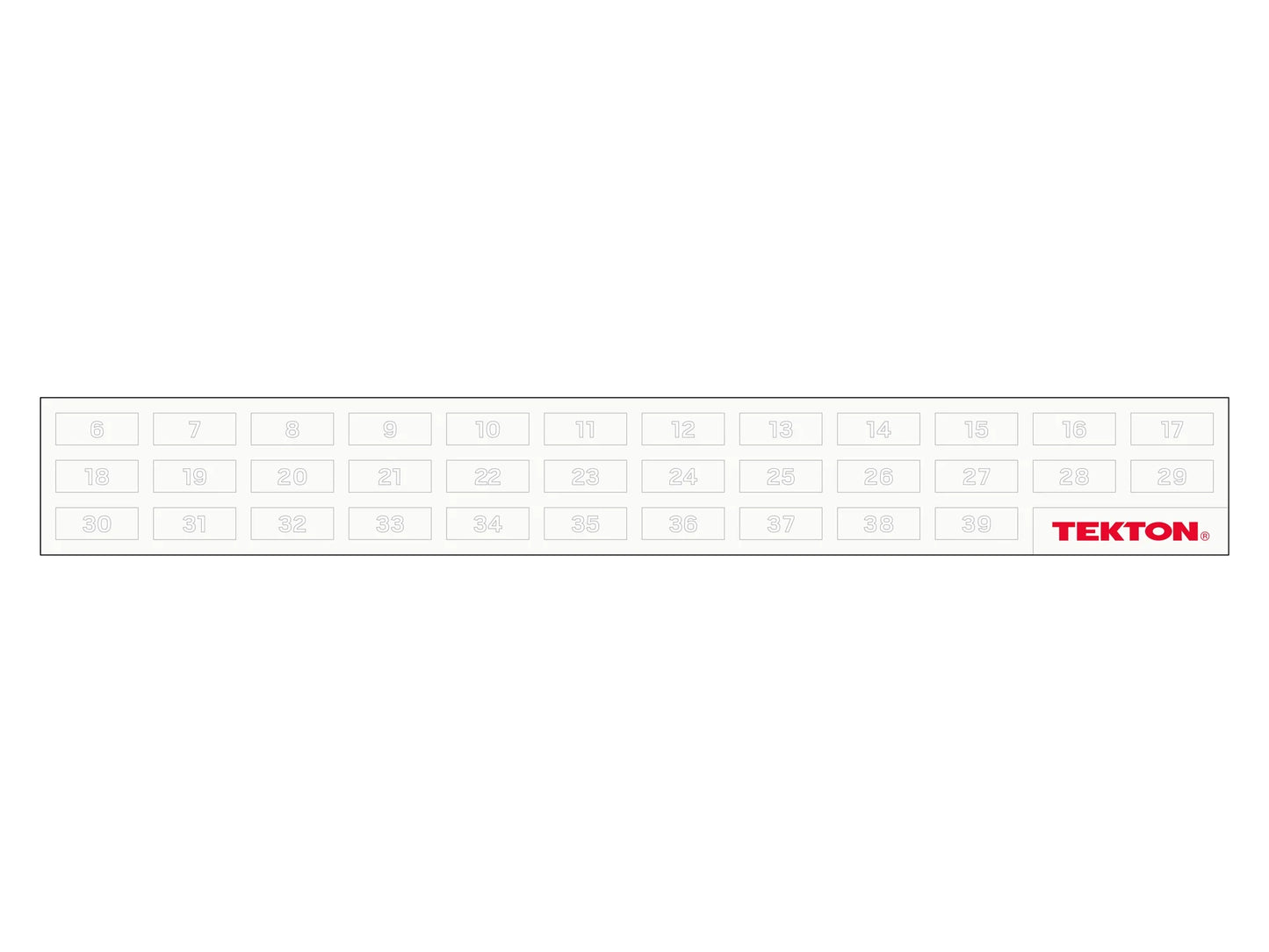 TEKTON Combination Wrench Set with Modular Wrench Organizer, 27-Piece (6 - 32 mm) | WCB95203