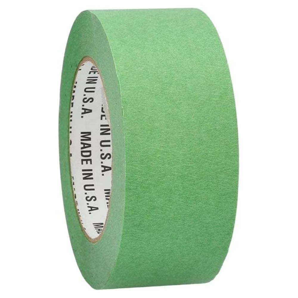 SSBM 1.88 Inch x 60 Yards Green Painter’s Tape 5.7 Mil Easy Tear Design for Multi-Surface Use 24 Rolls