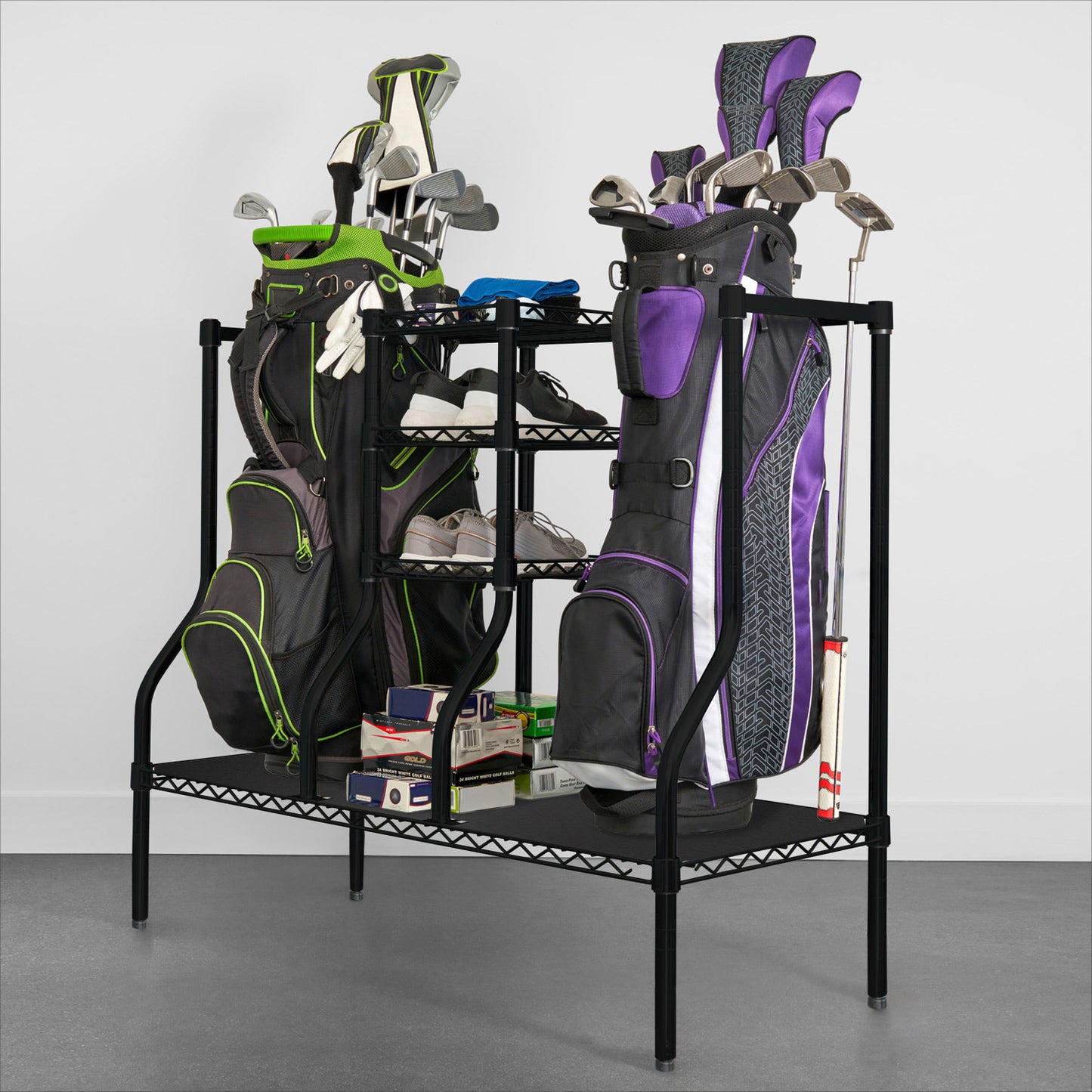 SafeRacks Golf Bag and Equipment Storage Rack