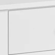 Alden Design Wooden Entryway Console Table with Storage Drawer, Black