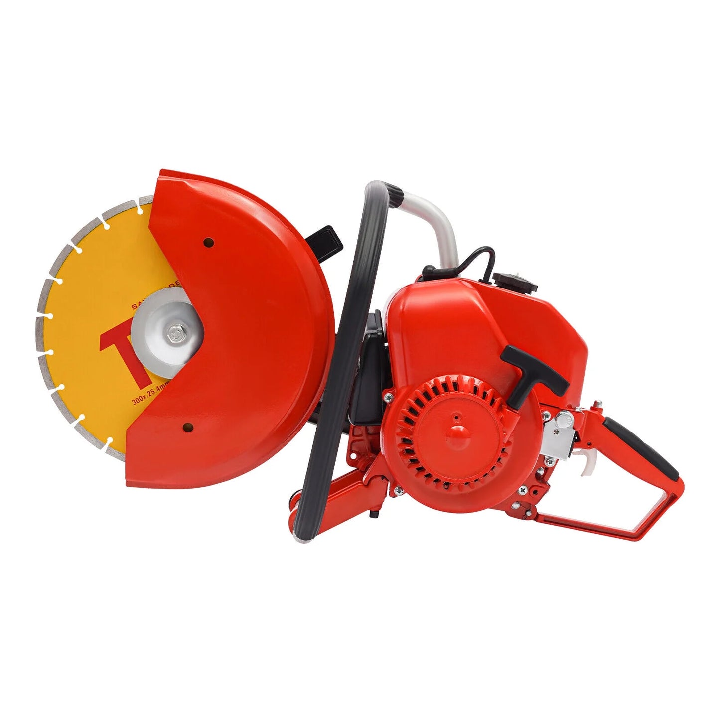 2 Stroke 78.5CC Gas Power Cement Concrete Cut off Saw Cutting Tool W/Blade Red