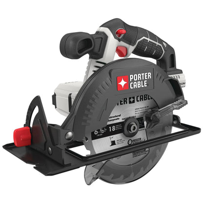 PORTER CABLE PCC660B 20V MAX Lithium-Ion 6-1/2-Inch Cordless Circular Saw (Bare Tool/Battery Sold Seperately)