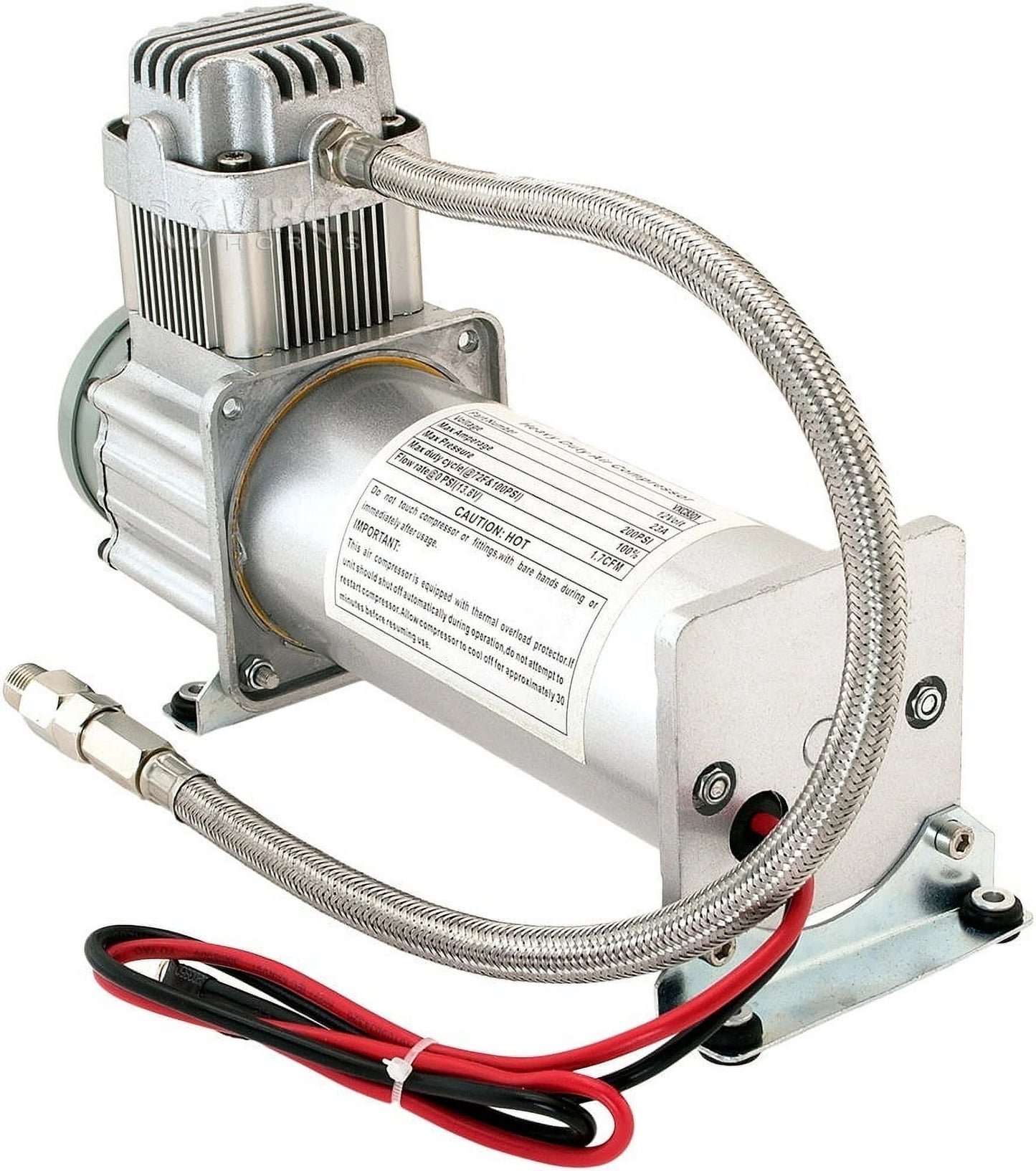 Vixen Horns OCTOPOD Train Horn Kit for Trucks/Car/Semi. Complete Onboard System- 200psi Air Compressor, 3 Gallon Tank, 8 Trumpets. Super Loud dB. Fits Vehicles like Pickup/Jeep/RV 12v VXO8330/8124XC