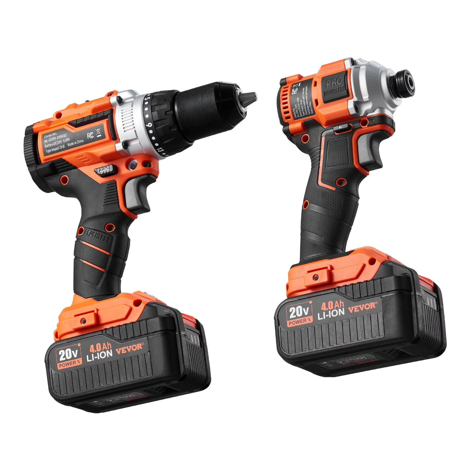 Tool Combo Kit Max 20V Cordless 2-Tool Power Combo Kit with 4.0 Ah Battery - Home & Workshop Use