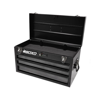 Completed Boxo USA Hand Carry 3-Drawer Heavy Duty Toolbox (White)