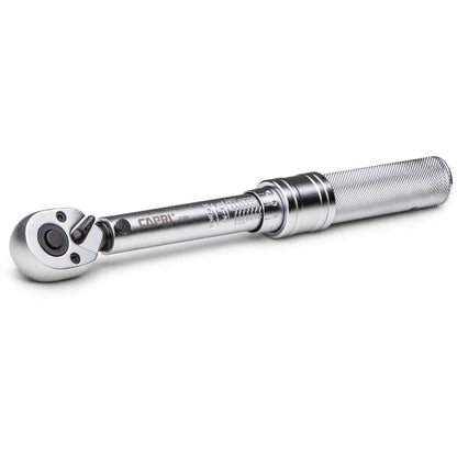 Capri Tools 31200 20-150 Inch Pound Industrial Torque Wrench, 1/4", Matte Chrome