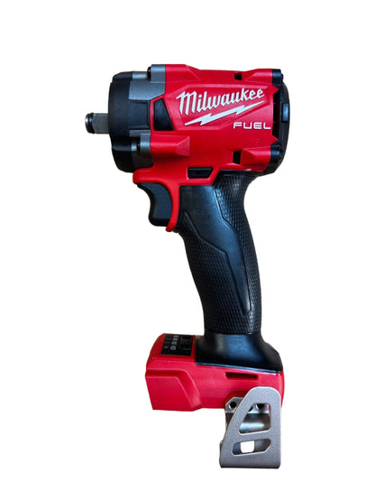Milwaukee 2855-20 M18 FUEL 1/2" Compact Impact Wrench with Friction Ring - 250 ft-lbs Torque, 4.9" Length, Brushless Motor, 4-Mode DRIVE CONTROL (Bare Tool)