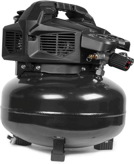 WEN, Oil-Free Pancake Style 150 PSI Air Compressor 6 Gallon