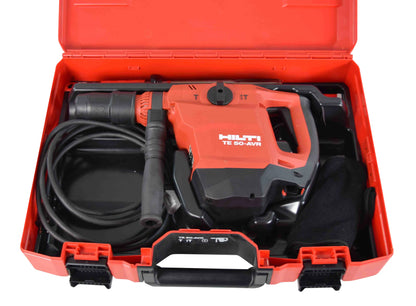 Hilti TE50 AVR 1050W, 120V, 10A Corded Hammer Drill, 450 RPM, 1 for Concrete and Masonry