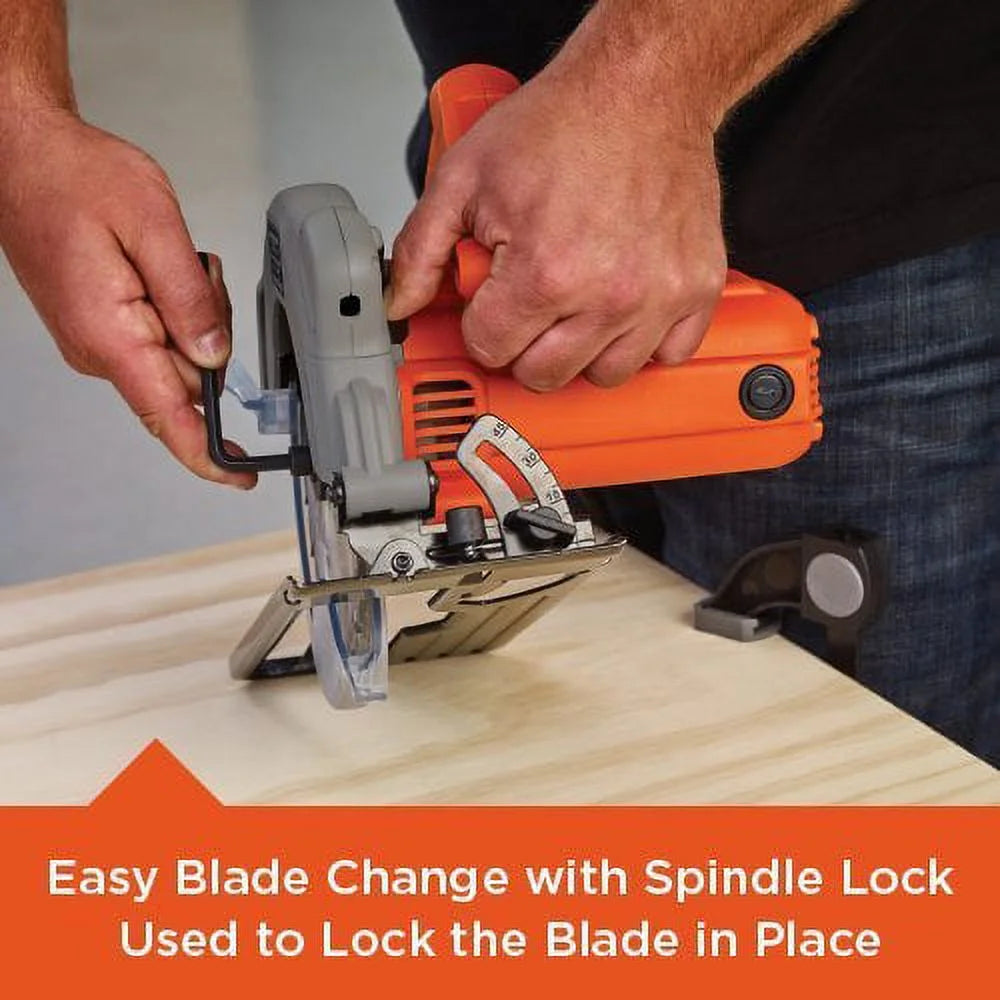 BLACK+DECKER 7-1/4-Inch Circular Saw with Laser, 13-Amp BDECS300C