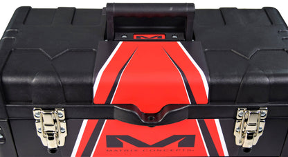 Matrix Concepts M31 Worx 2 Drawer Portable Tool Box (Black/Red) M31-402