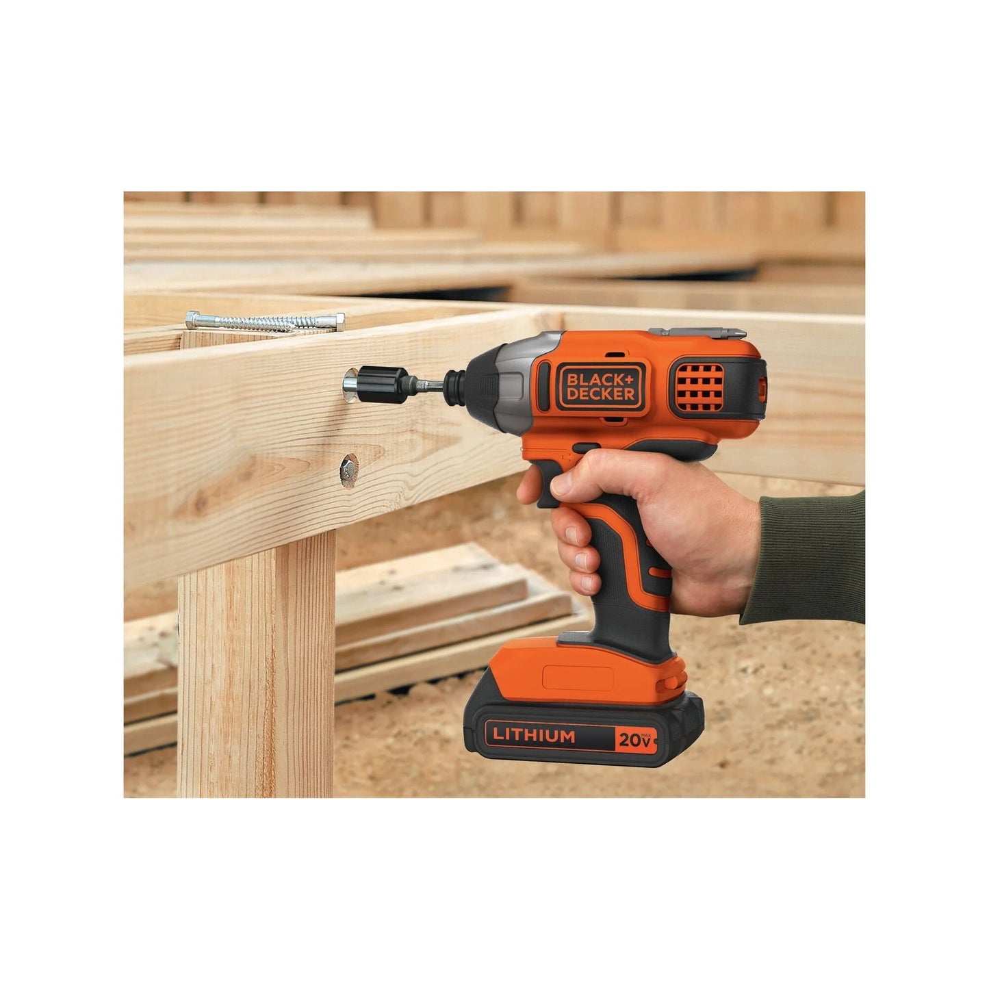 BLACK+DECKER 20V Cordless Drill and Driver, 1.5Ah, Lithium Ion Battery and Charger Included