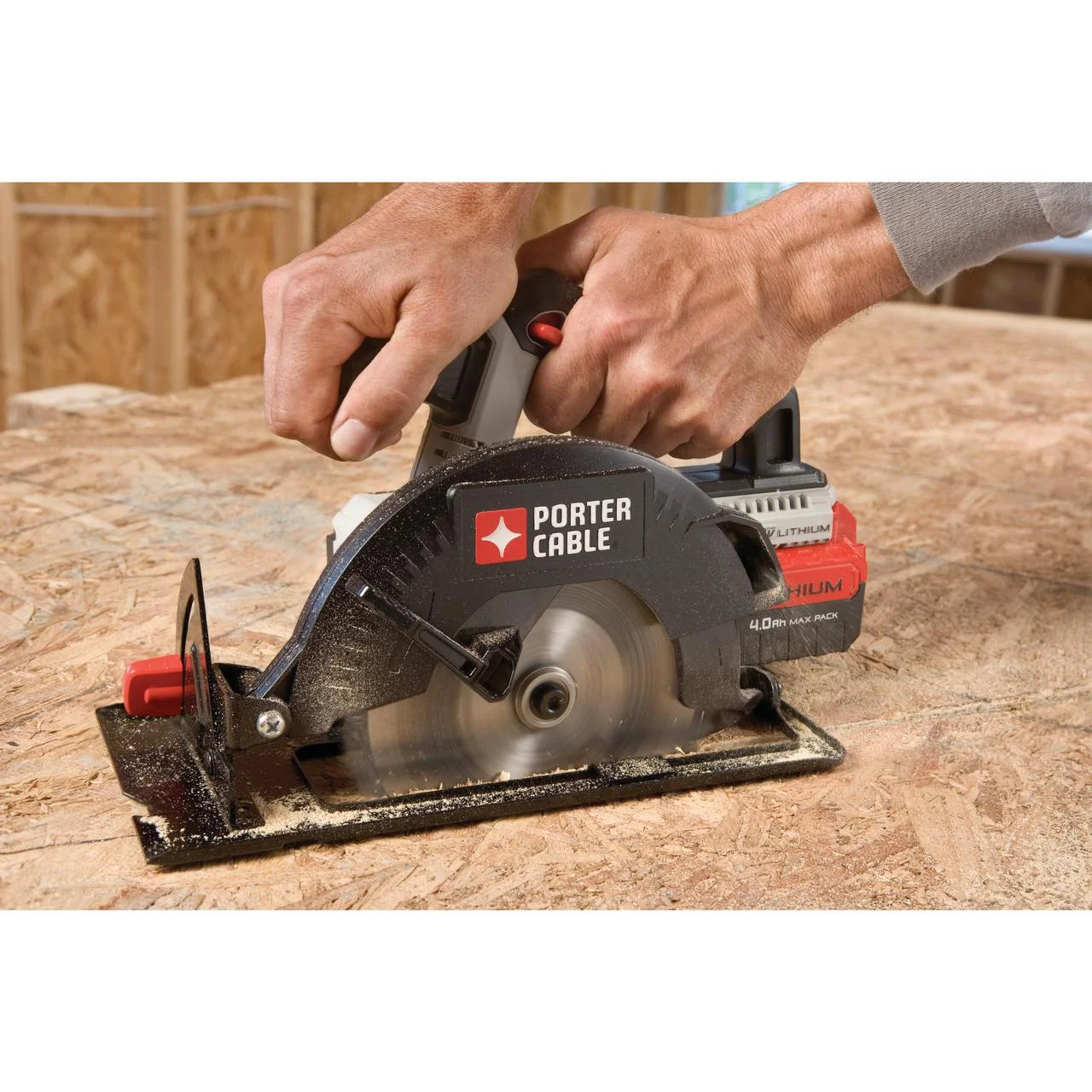 PORTER CABLE PCC660B 20V MAX Lithium-Ion 6-1/2-Inch Cordless Circular Saw (Bare Tool/Battery Sold Seperately)