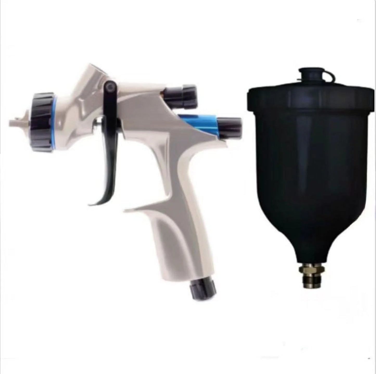 dv1 1.3mm Silver/Olive Non-Digital Basecoat Spray Gun600ml Cup shipment for USA