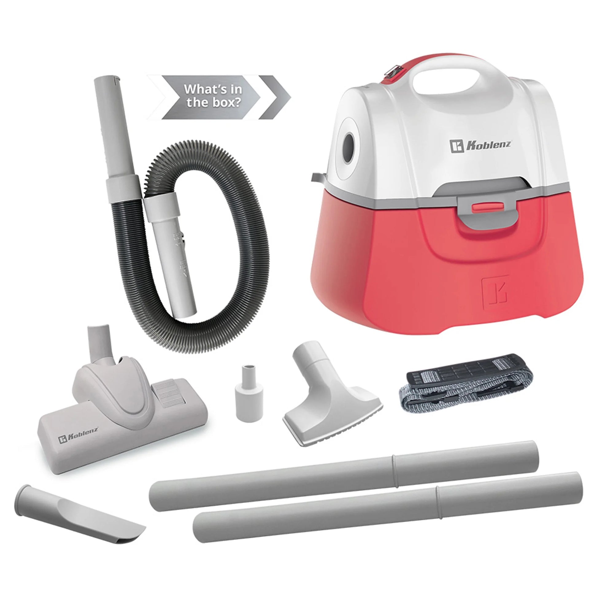 KOBLENZ DESIGNER SERIES Wet-Dry-Blow Vacuum 5 Gallon, 2 Peak HP 3-in-1 Vac (PV-525KG5)