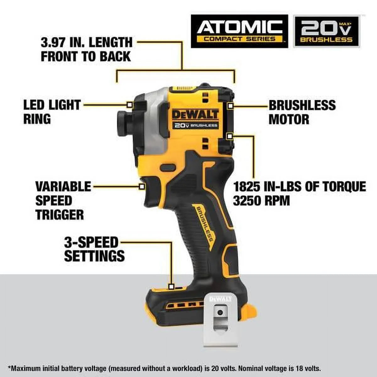 DEWALT 20V, Cordless Drill Drivers, 2.0Ah