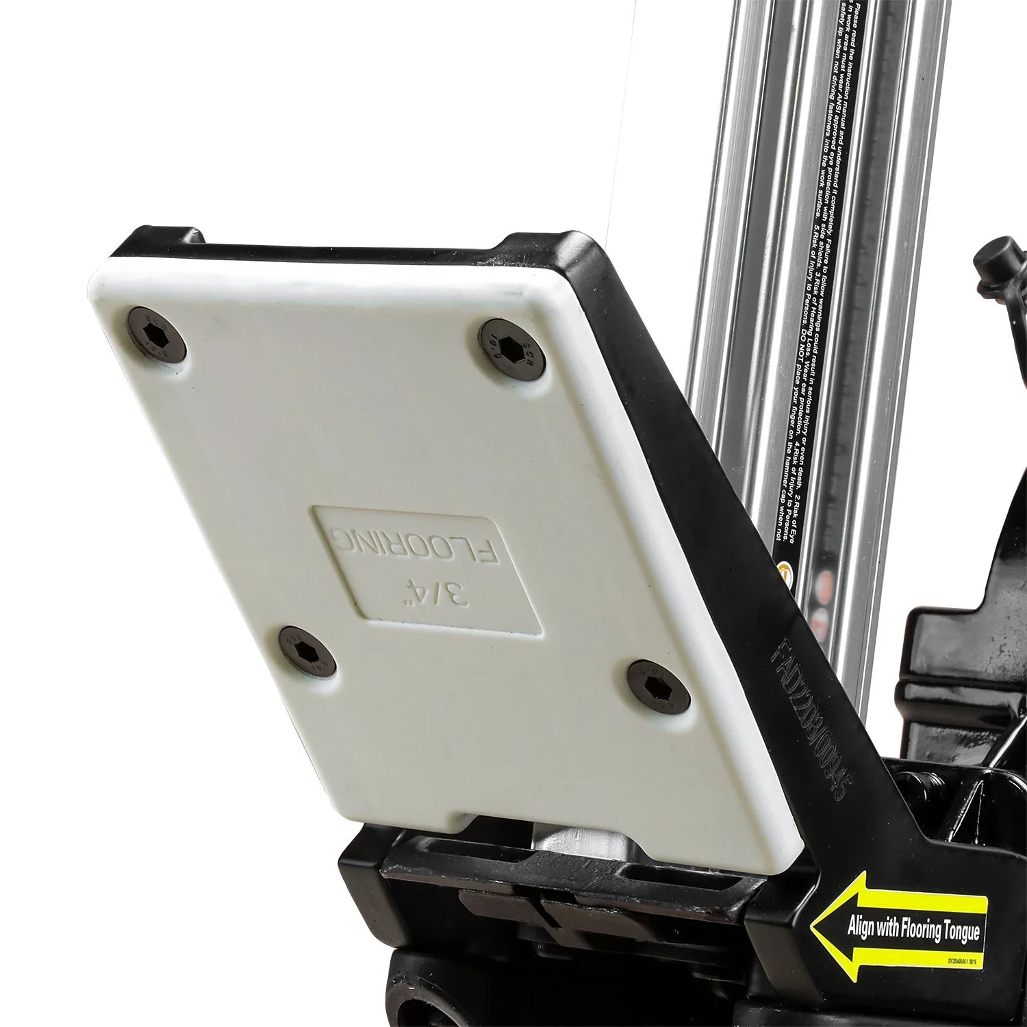 Freeman P50LSLW Lightweight Pneumatic 2-in-1 15.5-Gauge and 16-Gauge 2" Flooring Nailer/Stapler with Flooring Mallet and Interchangeable Base Plates