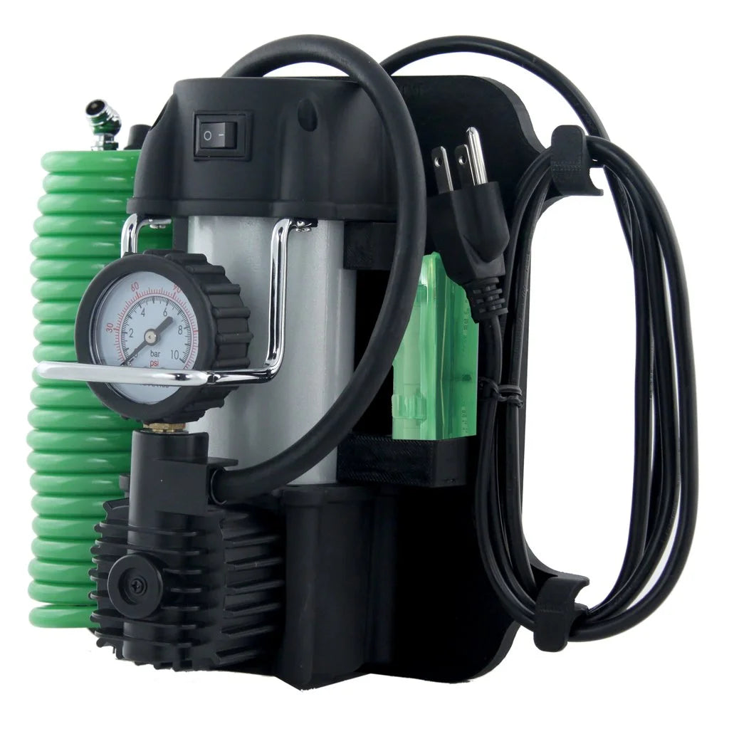 Slime 120V Garage Inflator Tire Compressor With Accessories Kit - 40045
