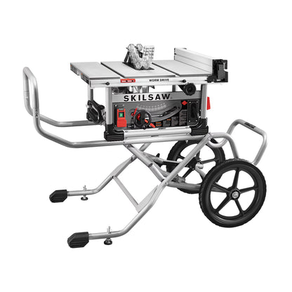 SKIL SPT99-11 10-Inch Heavy Duty Portable Folding Worm Drive Table Saw with Stand