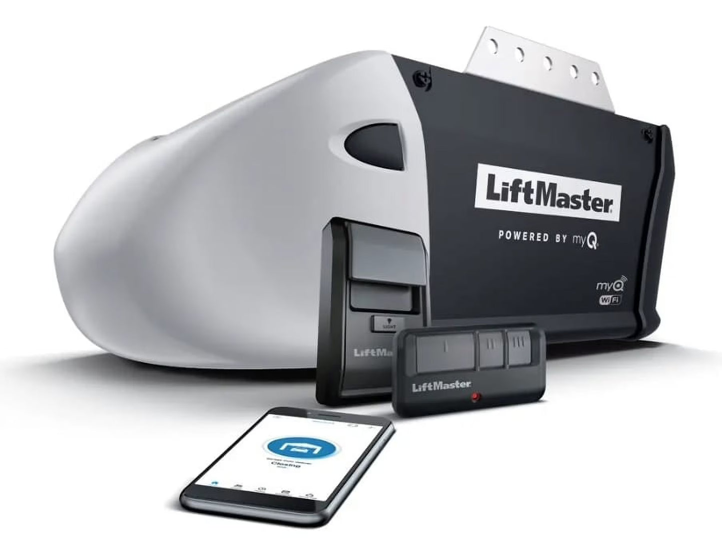 Liftmaster 81650 Wi-Fi AC 1/2 HP Garage Door Opener with Chain Drive, Contractor, No Rail