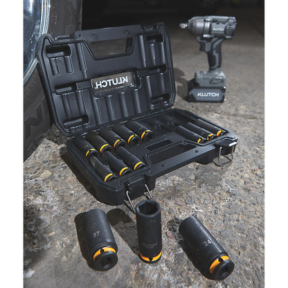Klutch 1/2in. Impact Wrench, KLiQ 20V, 500 Ft./Lbs. Breakaway Torque, Brushless, Cordless, Bare Tool