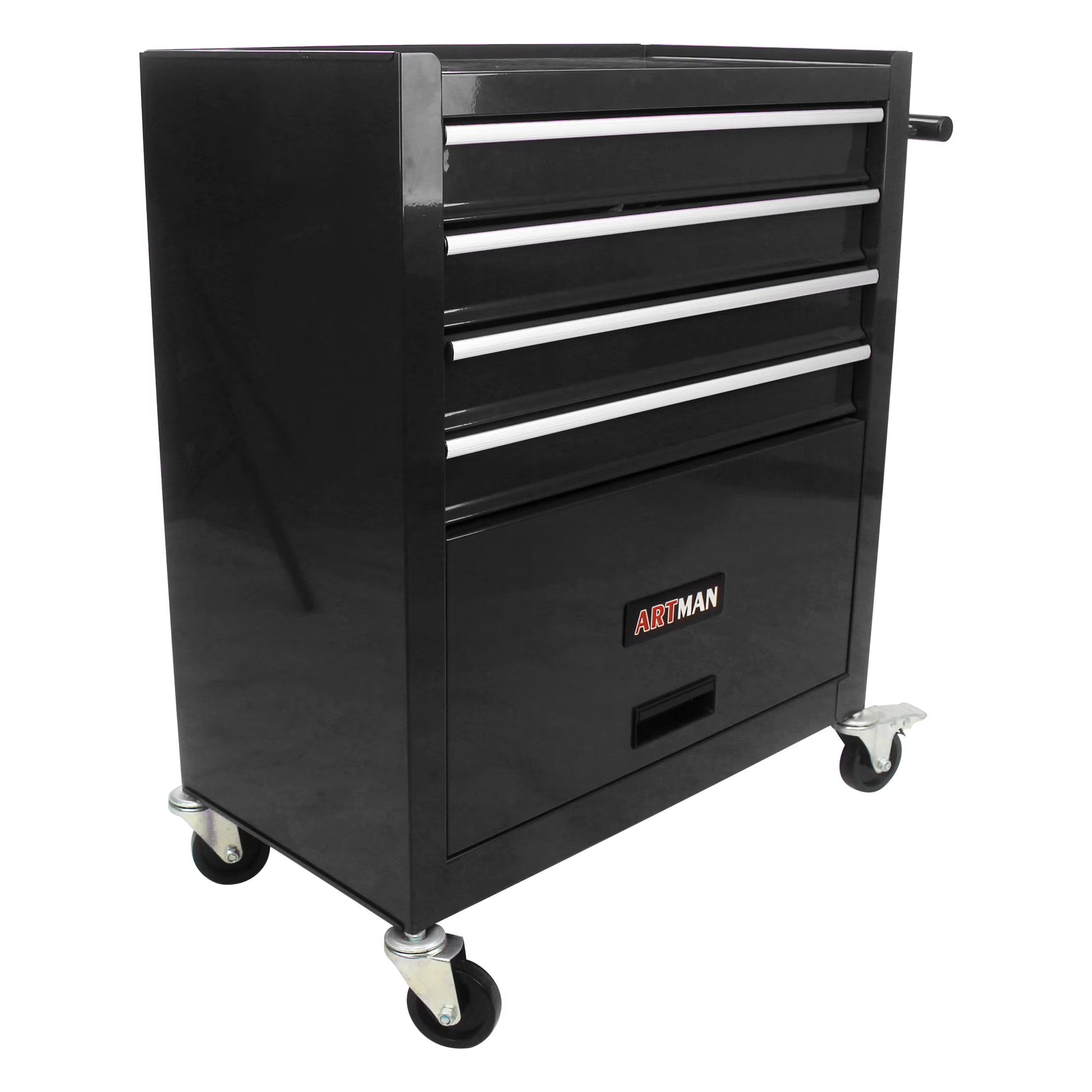 Roromall Rolling Tool Chest Removable Metal Tool Cart Storage Cabinet Tool Set with 4 Wheels Drawers and Tools