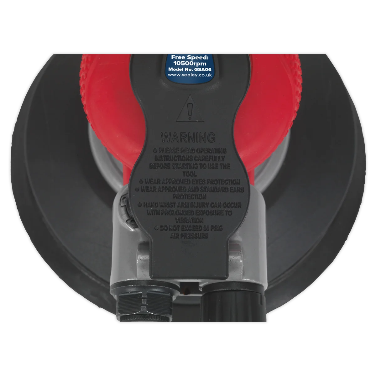 Sealey Gsa06 Air Palm Random Orbital Sander ?150Mm Dust-Free Self-Contained