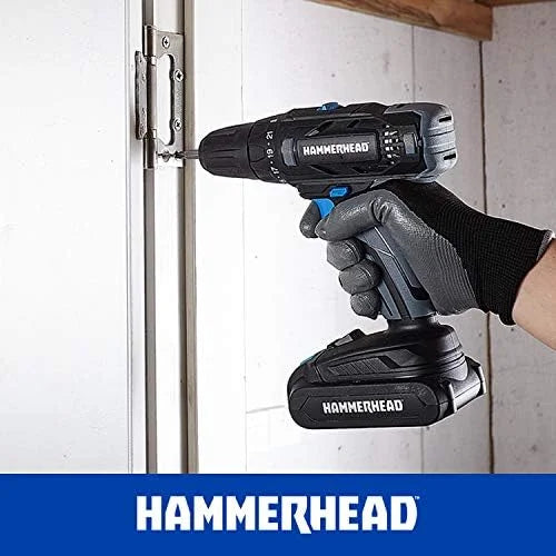 20V Cordless 2-Tool Combo Kit: Drill and Impact Driver with 1.5Ah Battery and Charger - HCC2020