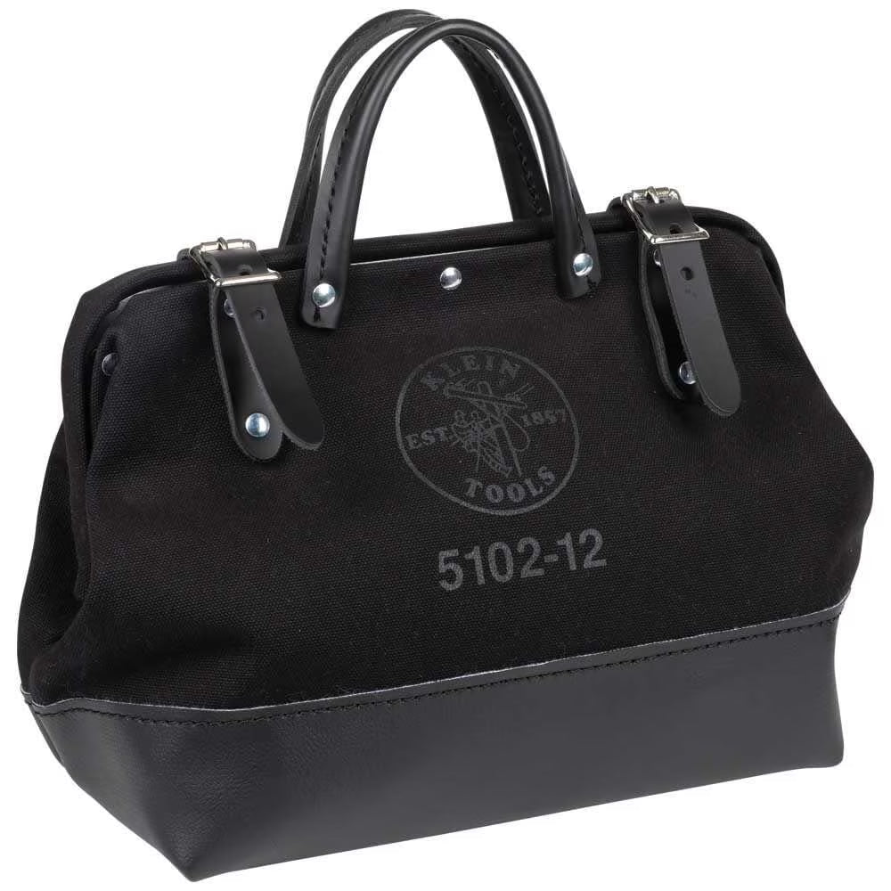 Klein Tools 12In Canvas Tool Bag Black