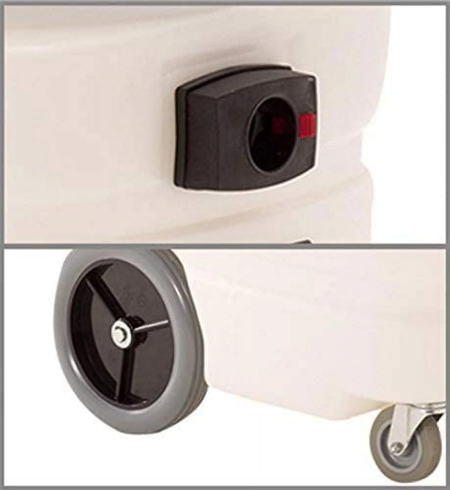 Farag Janitorial 24 Gallon, Wet/Dry Vacuum Cleaner, White with Accessories Included