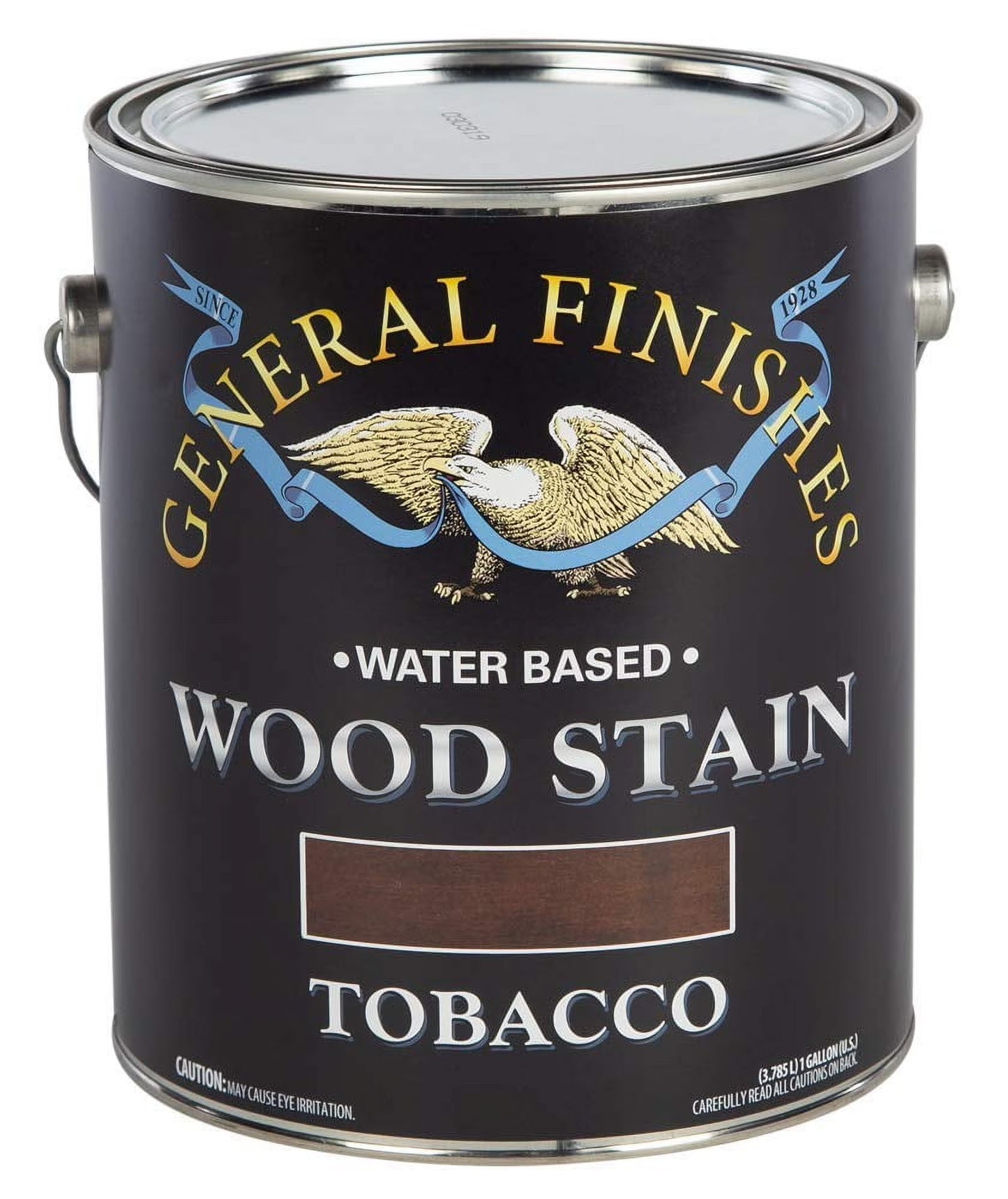 General Finishes Water Based Wood Stain, 1 Gallon, Tobacco