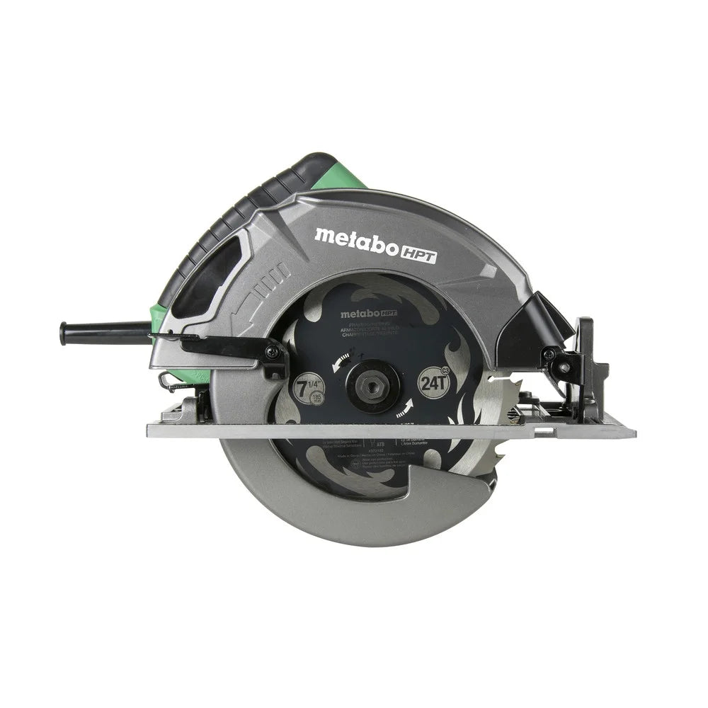 Restored Metabo HPT C7SB3M 15 Amp Single Bevel 7-1/4 in. Corded Circular Saw with Blower Function, and Aluminum Die Cast Base (Refurbished)