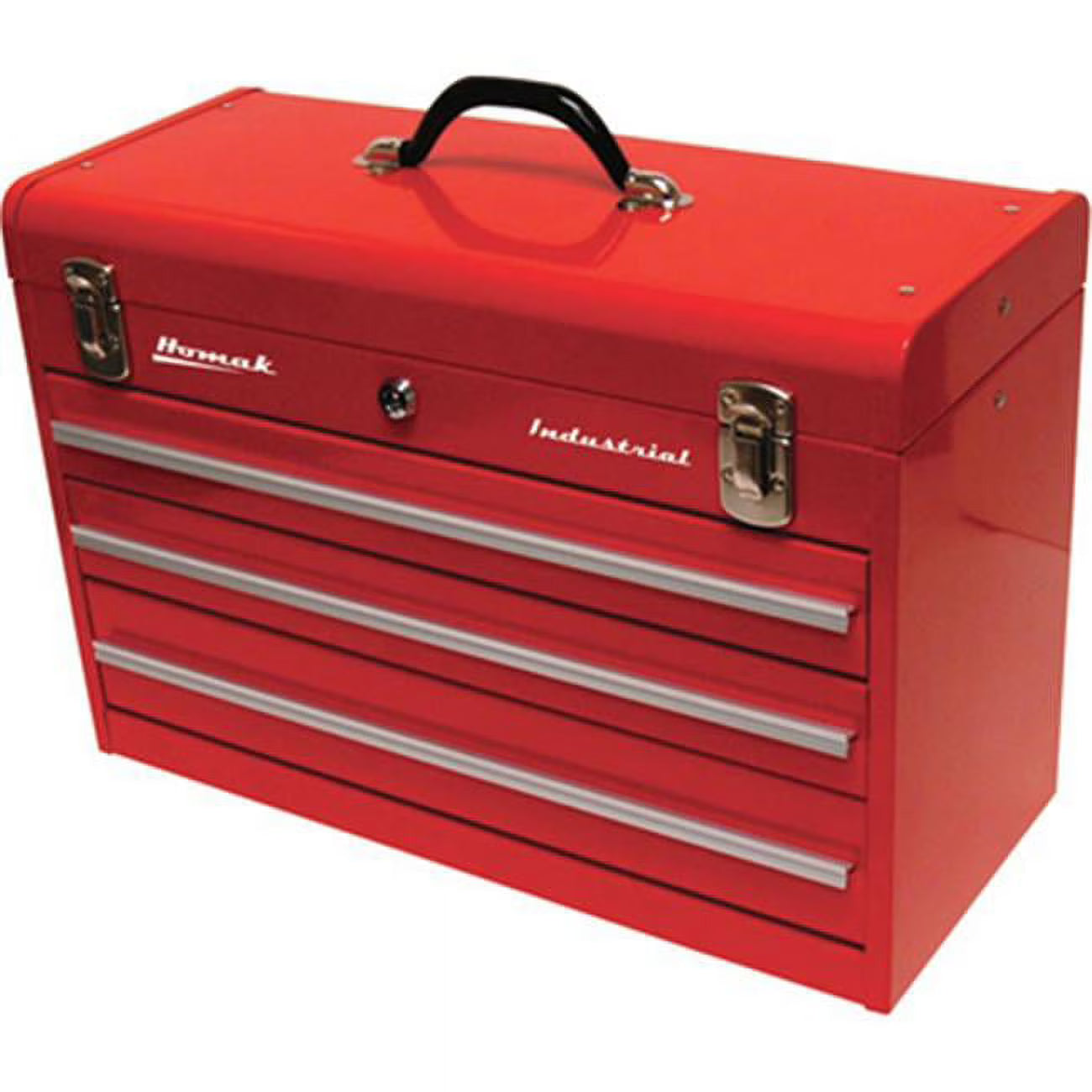 13.75 x 20.25 x 8.75 in. Industrial 3 Drawer Tool Chest - Red