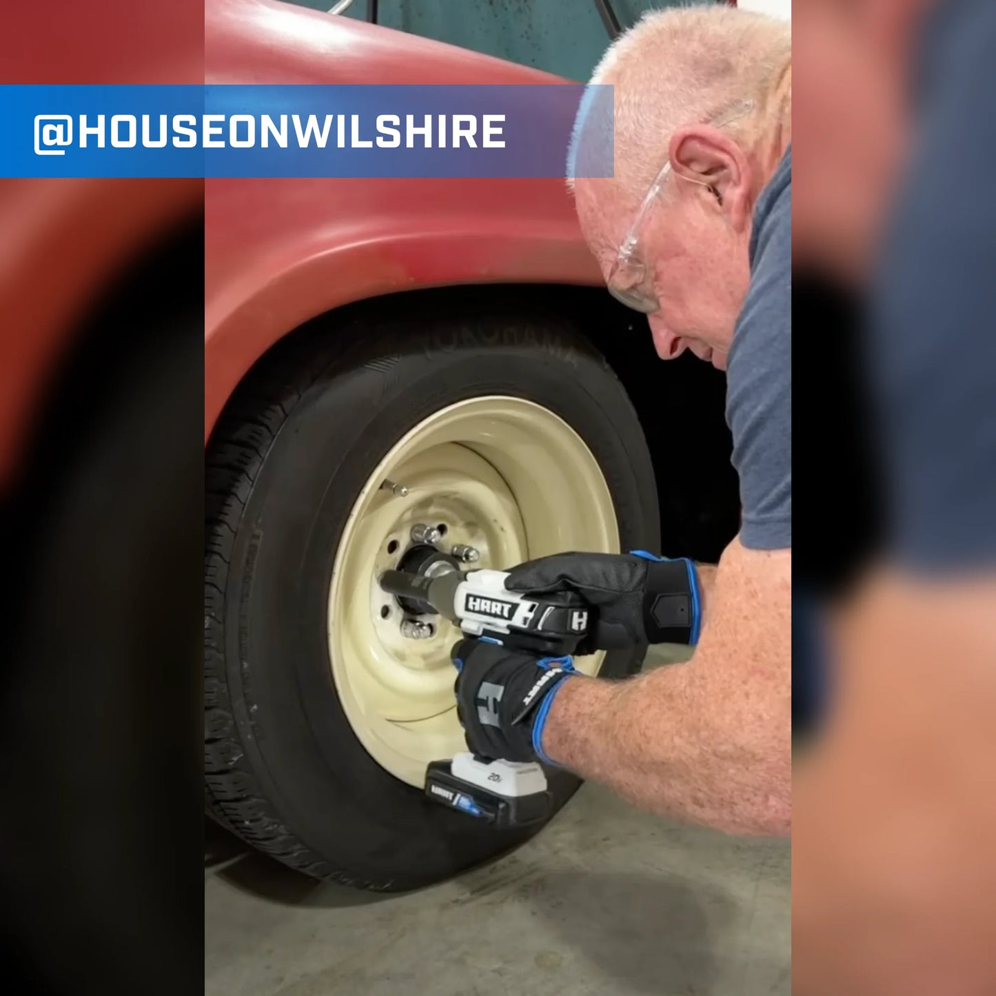 HART 20-Volt 1/2-inch Battery-Powered Impact Wrench (Battery Not Included)